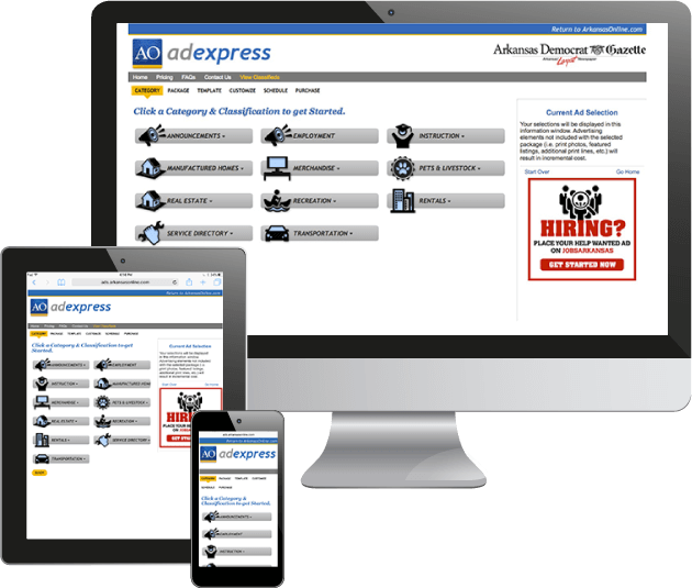 Self Serve Newspaper Classified Software