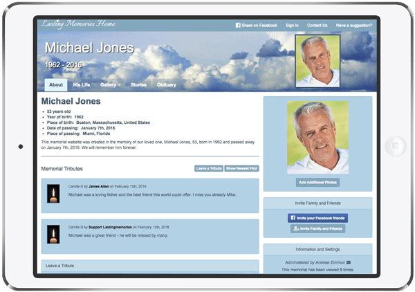 lm-on-white-ipad-600 Lasting Memories landing page