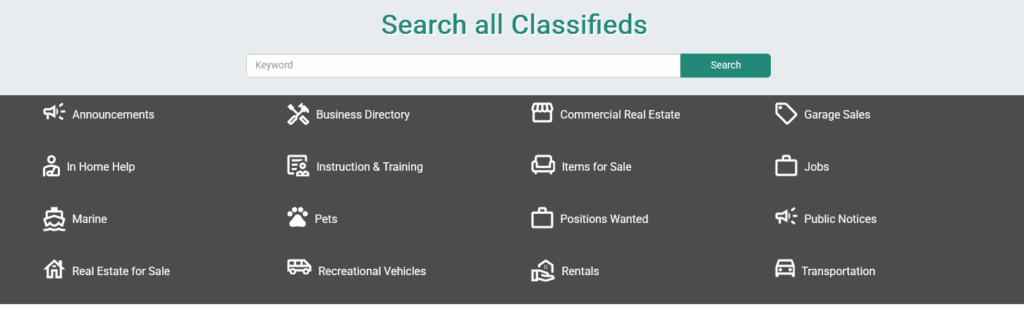 Tampa Bay Marketplace Categories